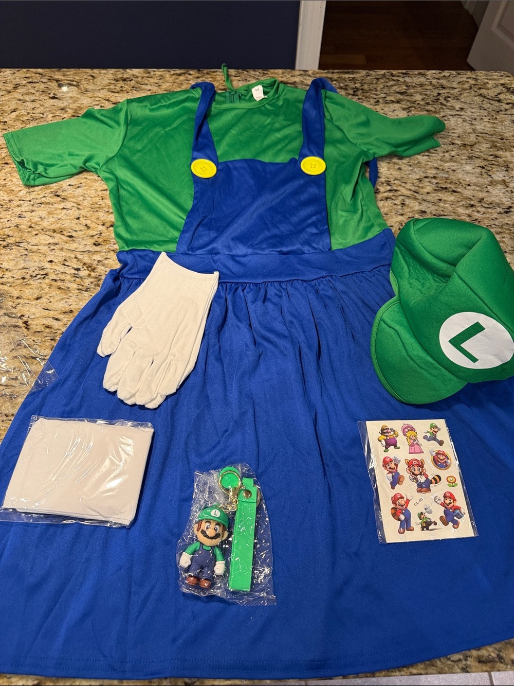 Just in time for Halloween! Women’s Luigi Costume
